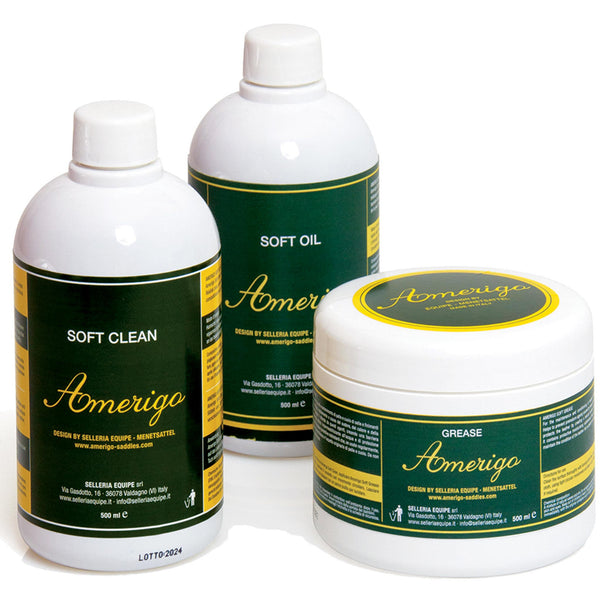 Advanced Saddle Fit - Amerigo Soft Clean, Amerigo Soft Oil, Amerigo Soft Balm